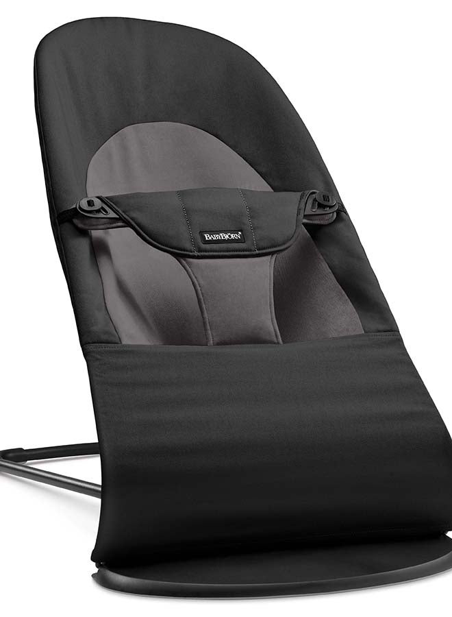 BABYBJORN هزاز بouncer Balance Soft، منسوج، أسود/رمادي داكن - Image 2